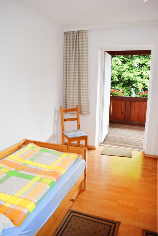 Eines der Gästezimmer der Pension Ritters Hof